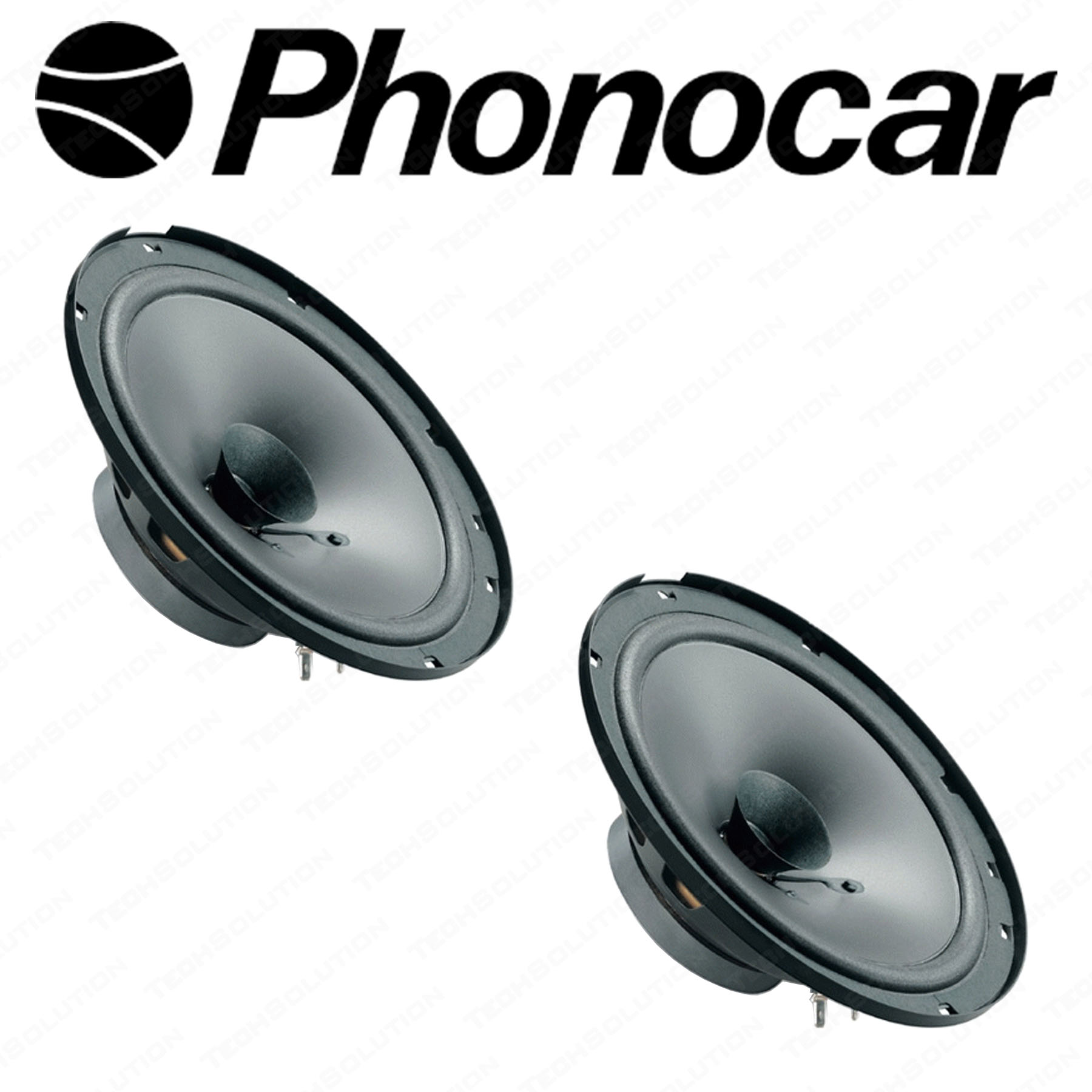 Phonocar 66126 Coppia Casse Woofer 16cm 165mm Altoparlanti Auto Doppio Cono  - Tech Solution