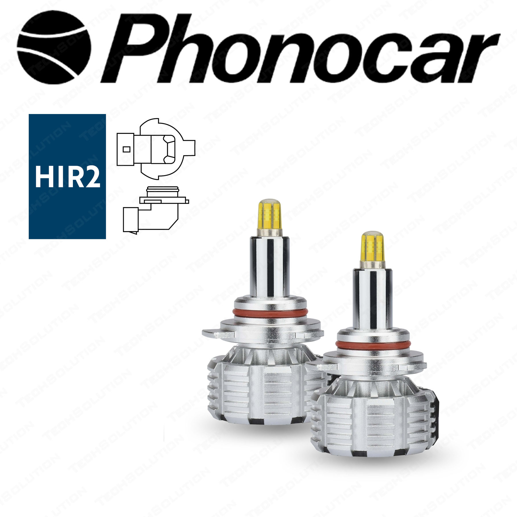 Phonocar 07546 Lampada Led HIR2 per fari Lenticolari - Tech Solution